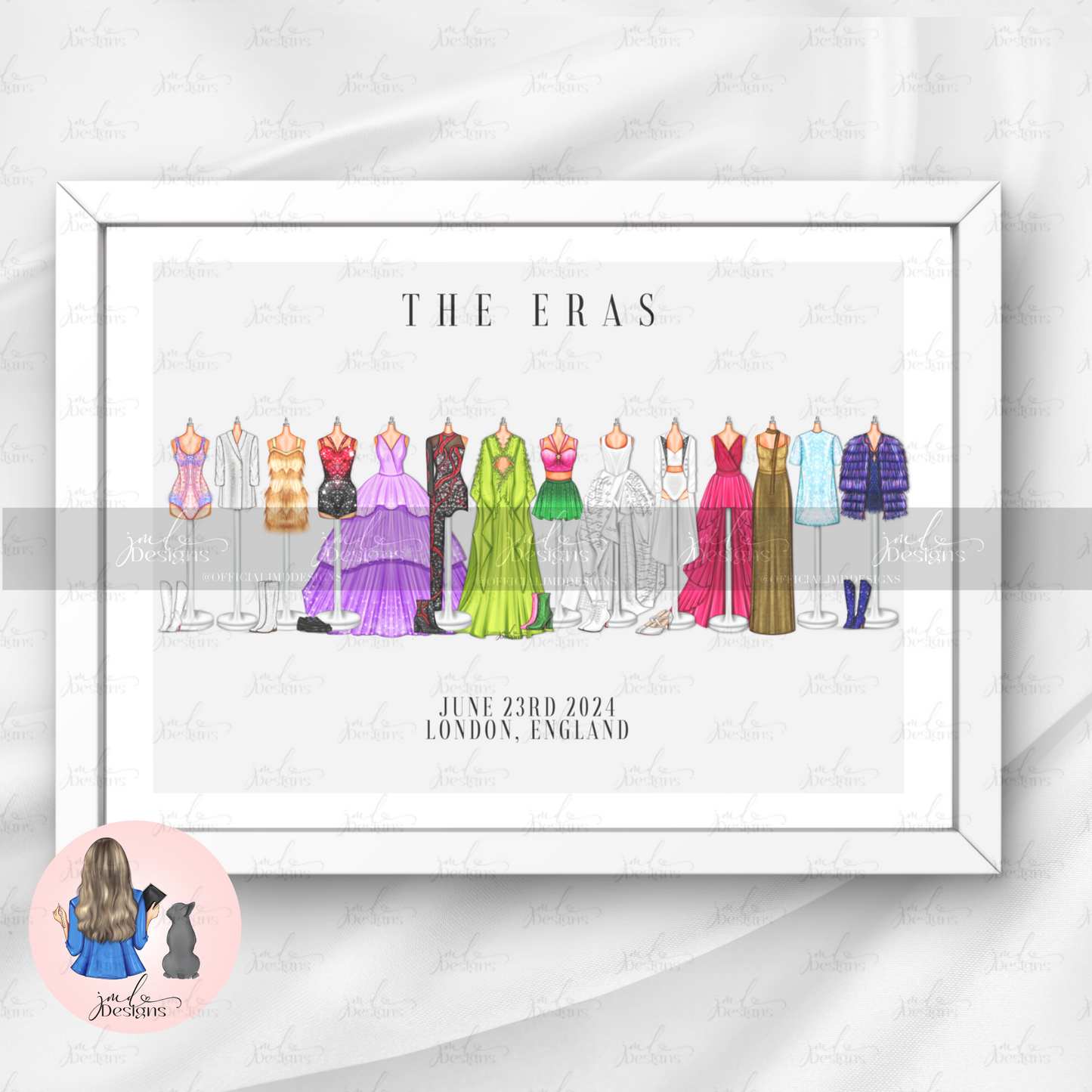 London's Special Guest 2.0 Outfit Fashion Illustration Print