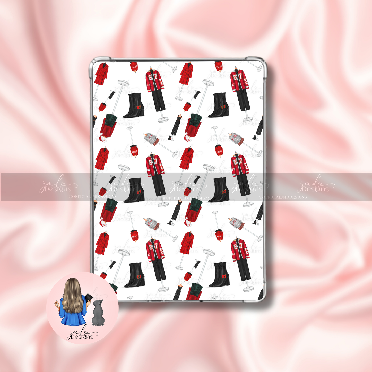 Football Game Day Fashion Paper Kindle Insert | Kindle Insert Accessory