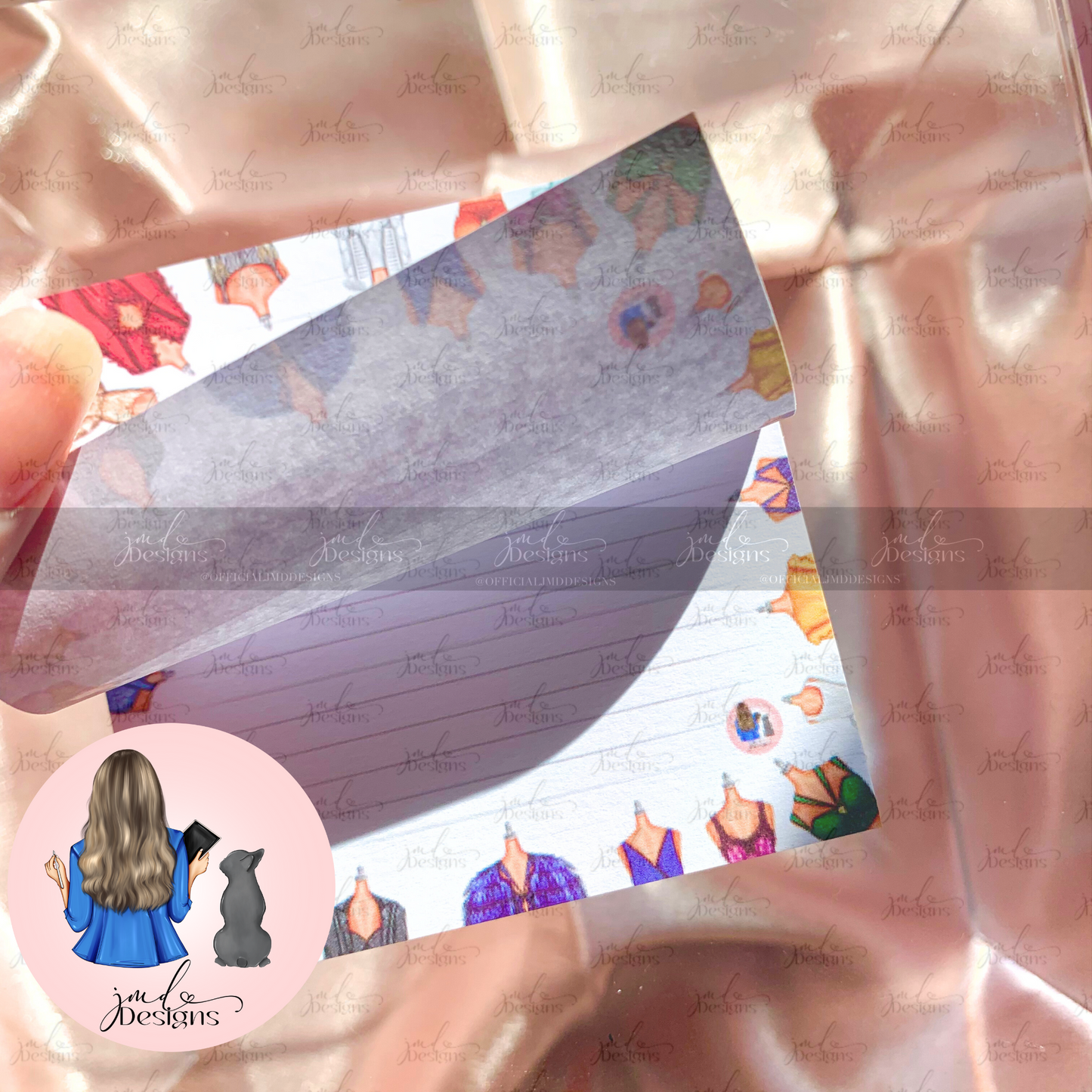 Eras Of Fashion Sticky Notes Pad