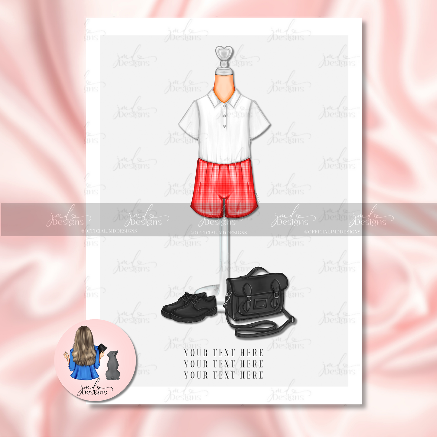 Boys First Day of School Art Print – Personalised Back-to-School Keepsake