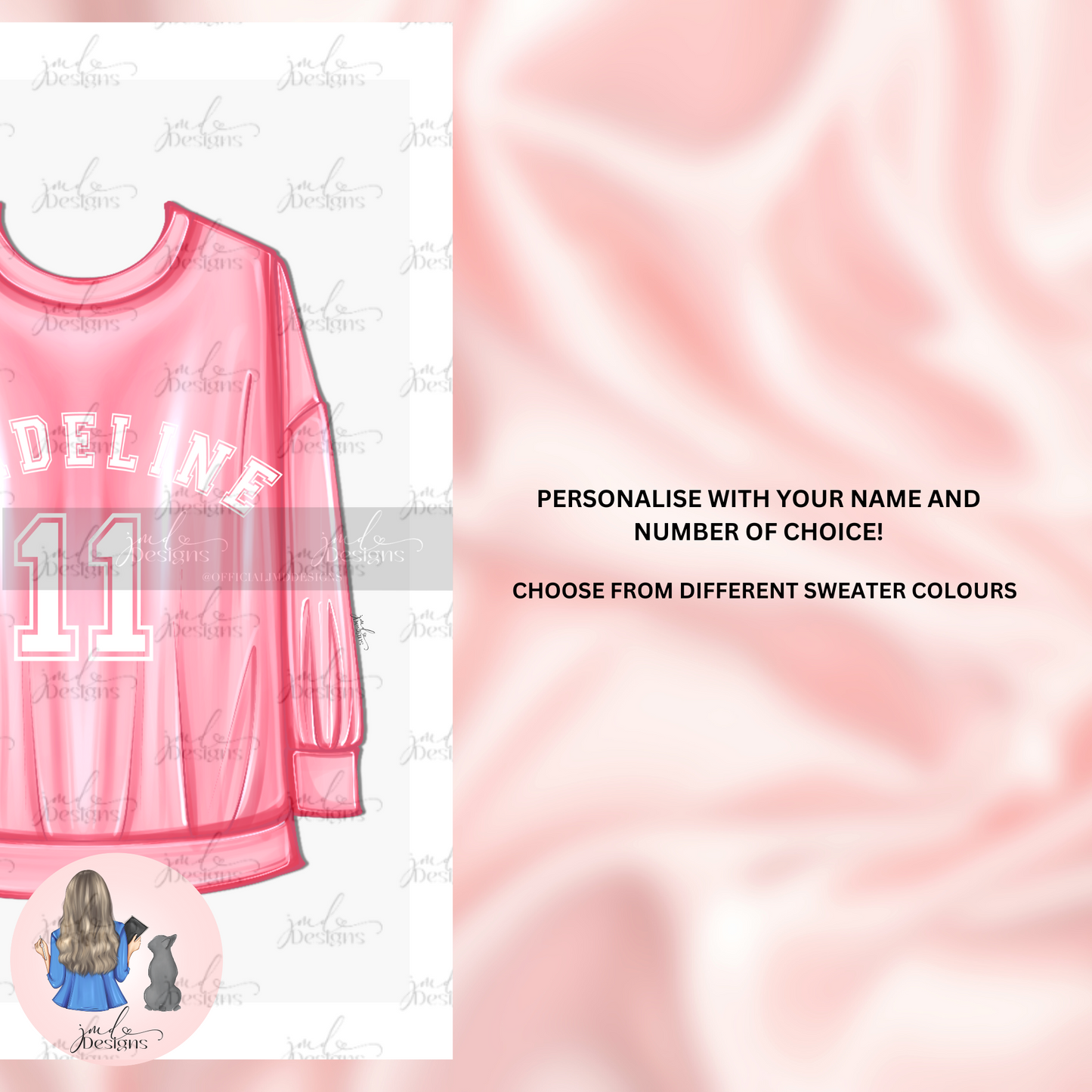 Personalised Football Jersey Sweater Fashion Art Print | Football Gift Print