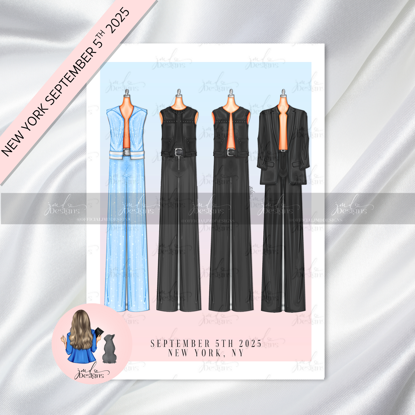 Moonbeam Tour Concert Fashion Art Print | Concert Art Print Choose Your Date