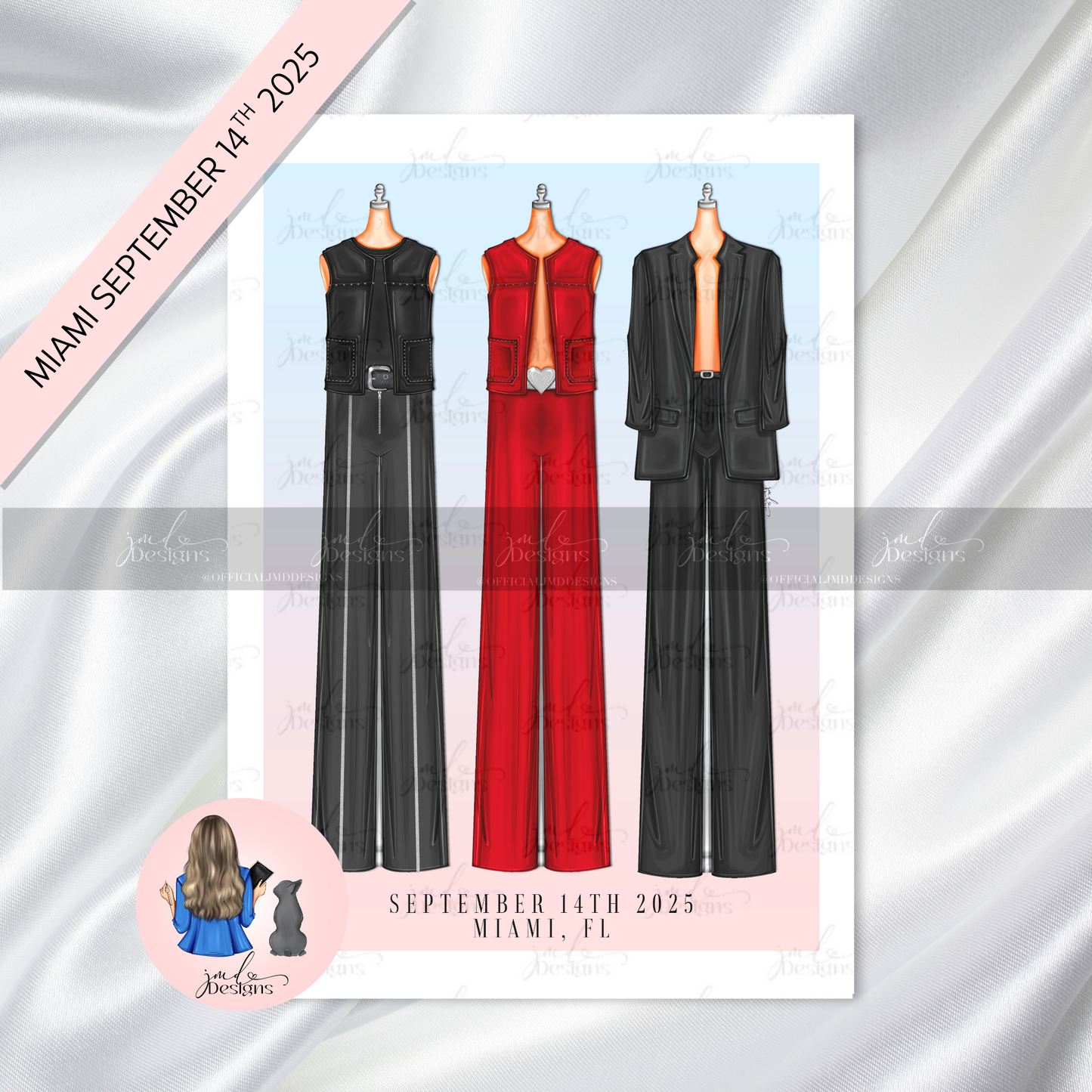 Moonbeam Tour Concert Fashion Art Print | Concert Art Print Choose Your Date