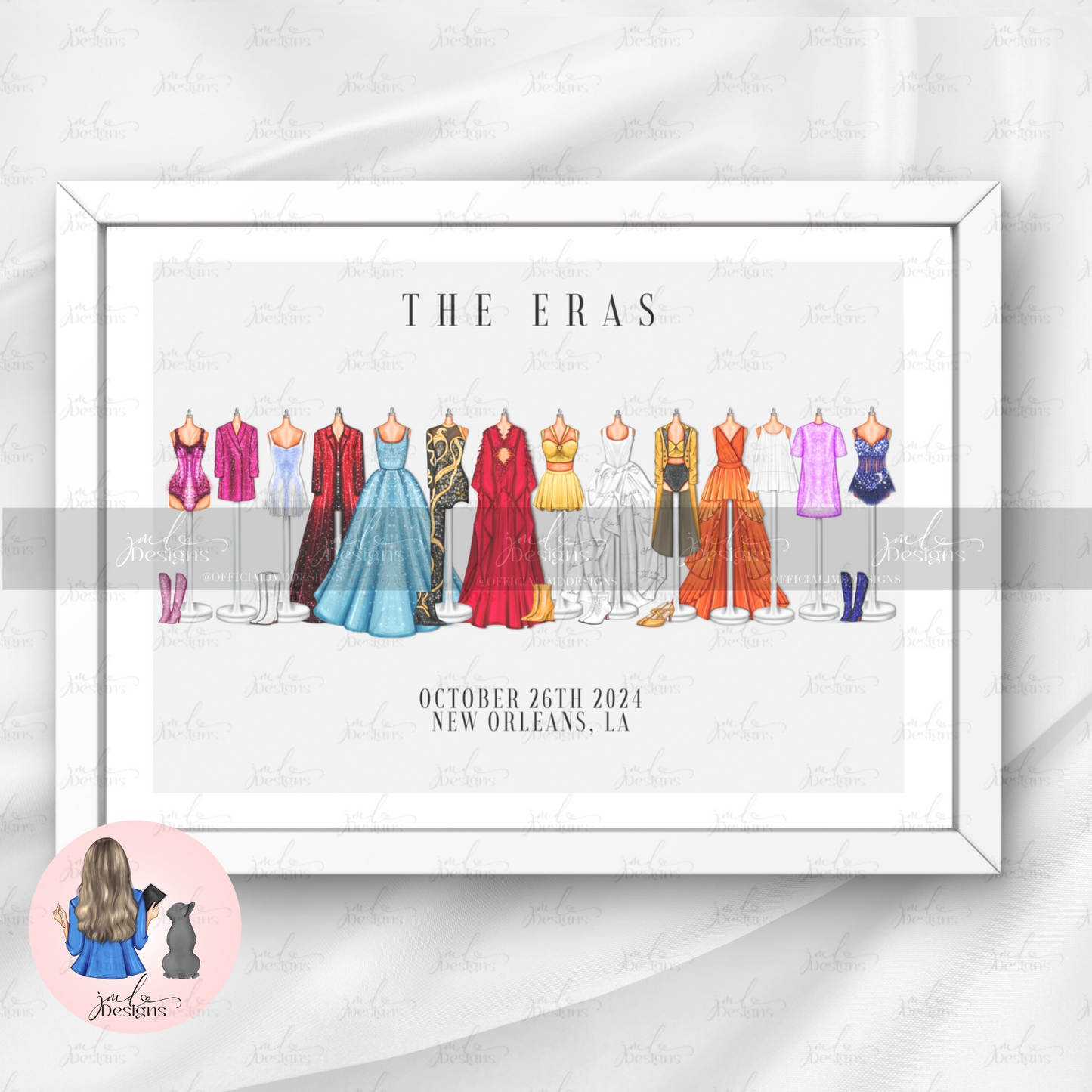 New Orleans Special Guest Outfit Fashion Illustration Print