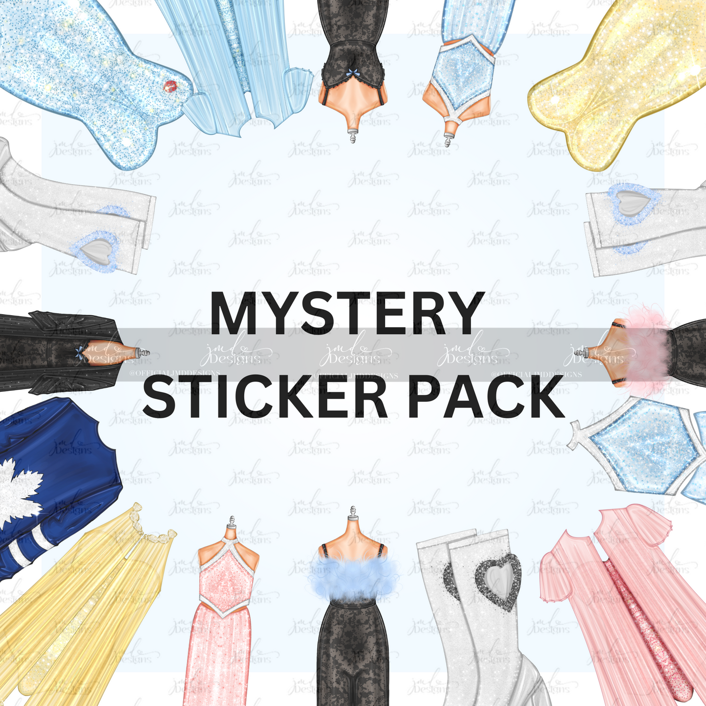 MYSTERY PACK Sweet Pop Princess Matte Vinyl Stickers Blind Bag | Mystery Blind Bag Stickers