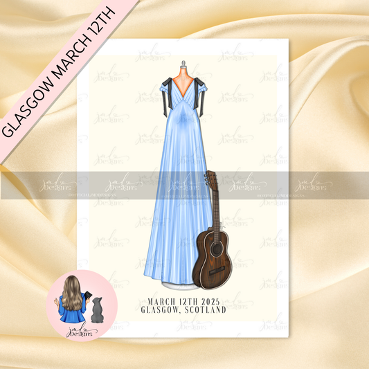 The Secret Of A Tour Fashion Art Print | Glasgow March 12th 2025