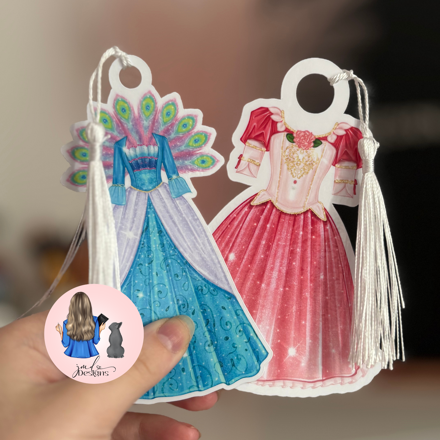 Nostalgic Princess Fashion Shape Bookmark With Tassel