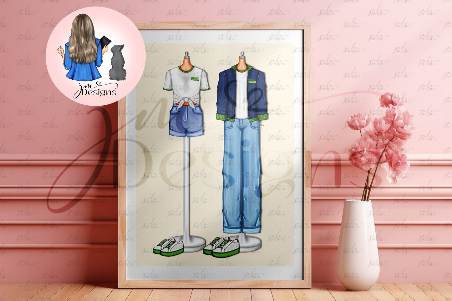 Camp Counselor Romance Art Print