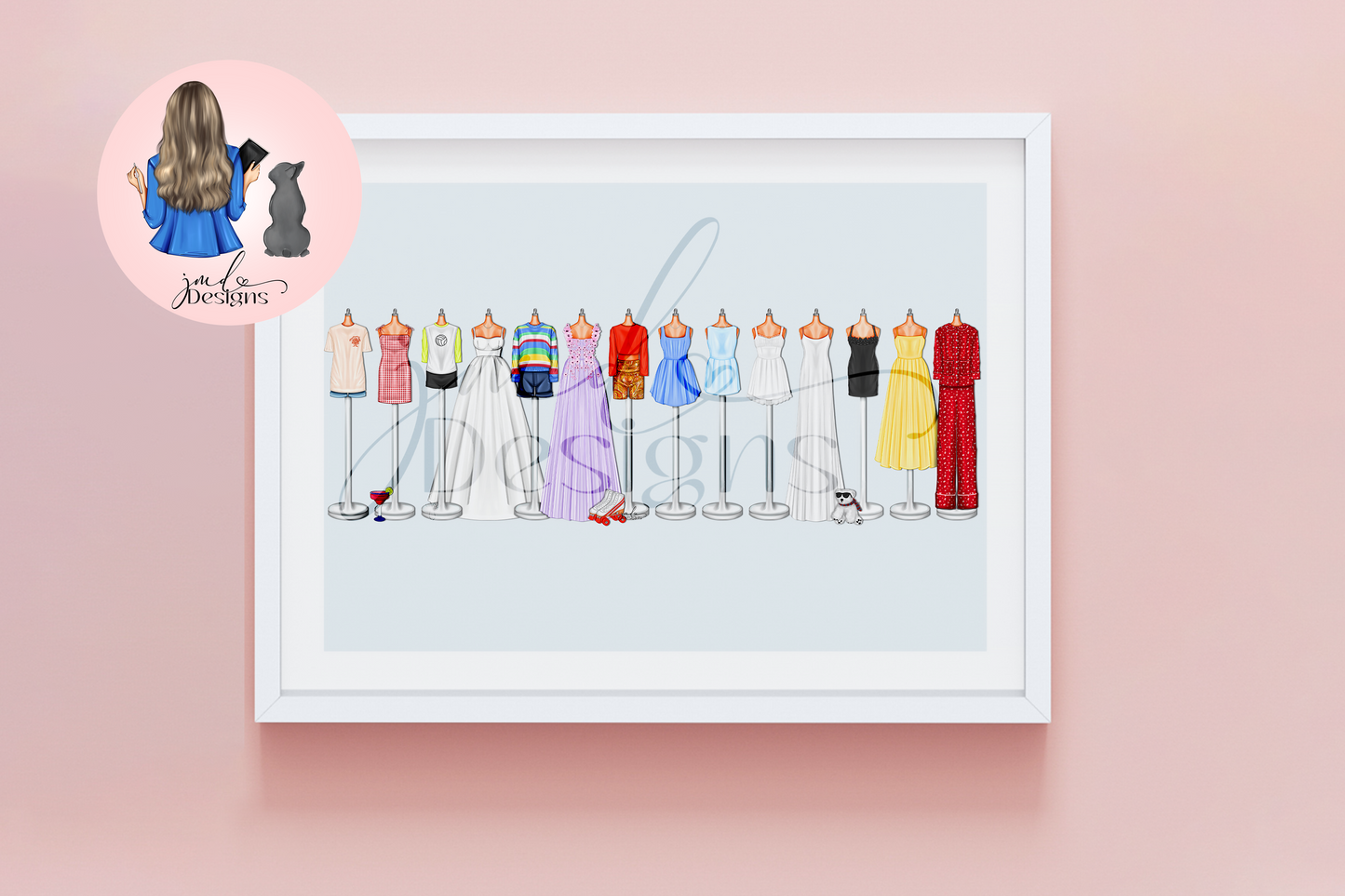 We'll Always Have Summer Fashion Lineup Art Print Fashion Lover Decorative Art