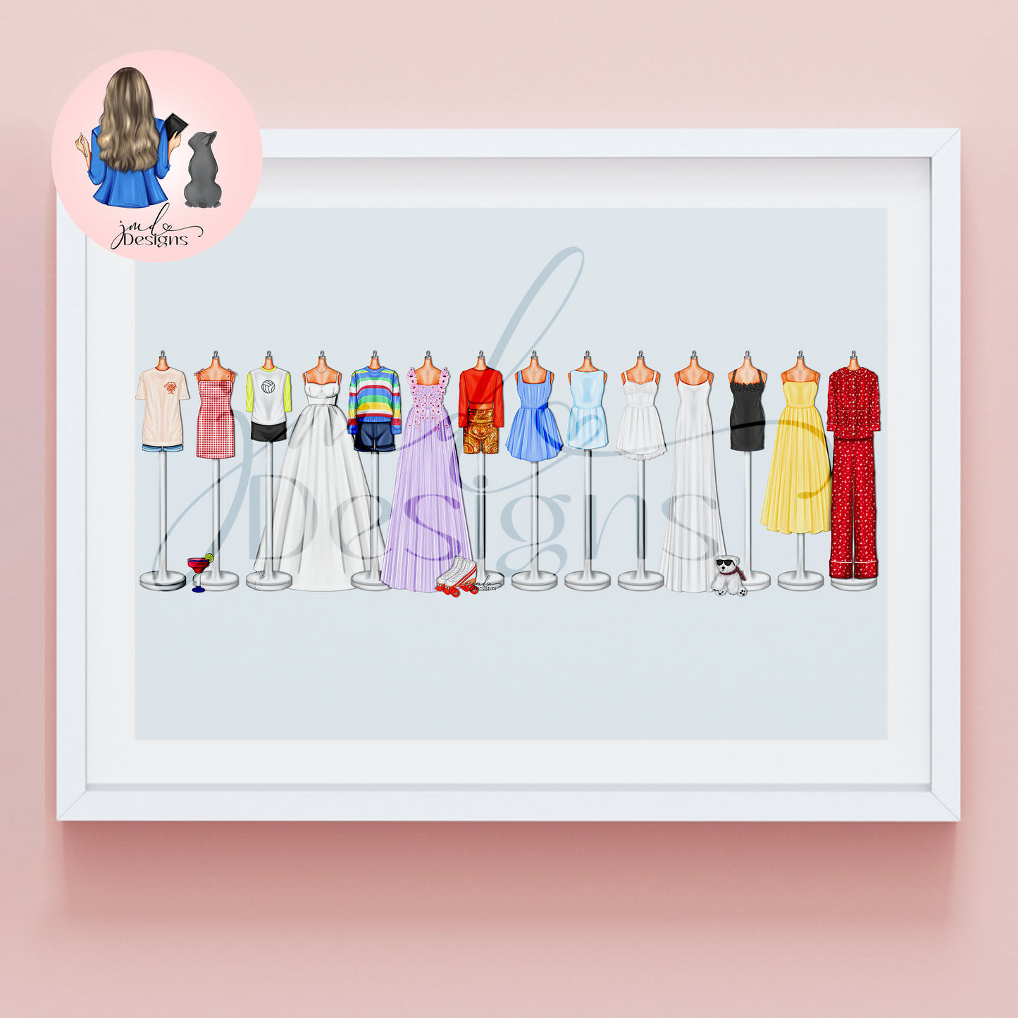 We'll Always Have Summer Fashion Lineup Art Print Fashion Lover Decorative Art