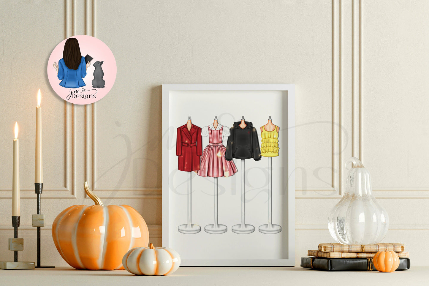 Little Liars Art Print | Trendy Halloween Art Print Home Decoration Halloween TV Show Decoration | A4 & 5x7 Print