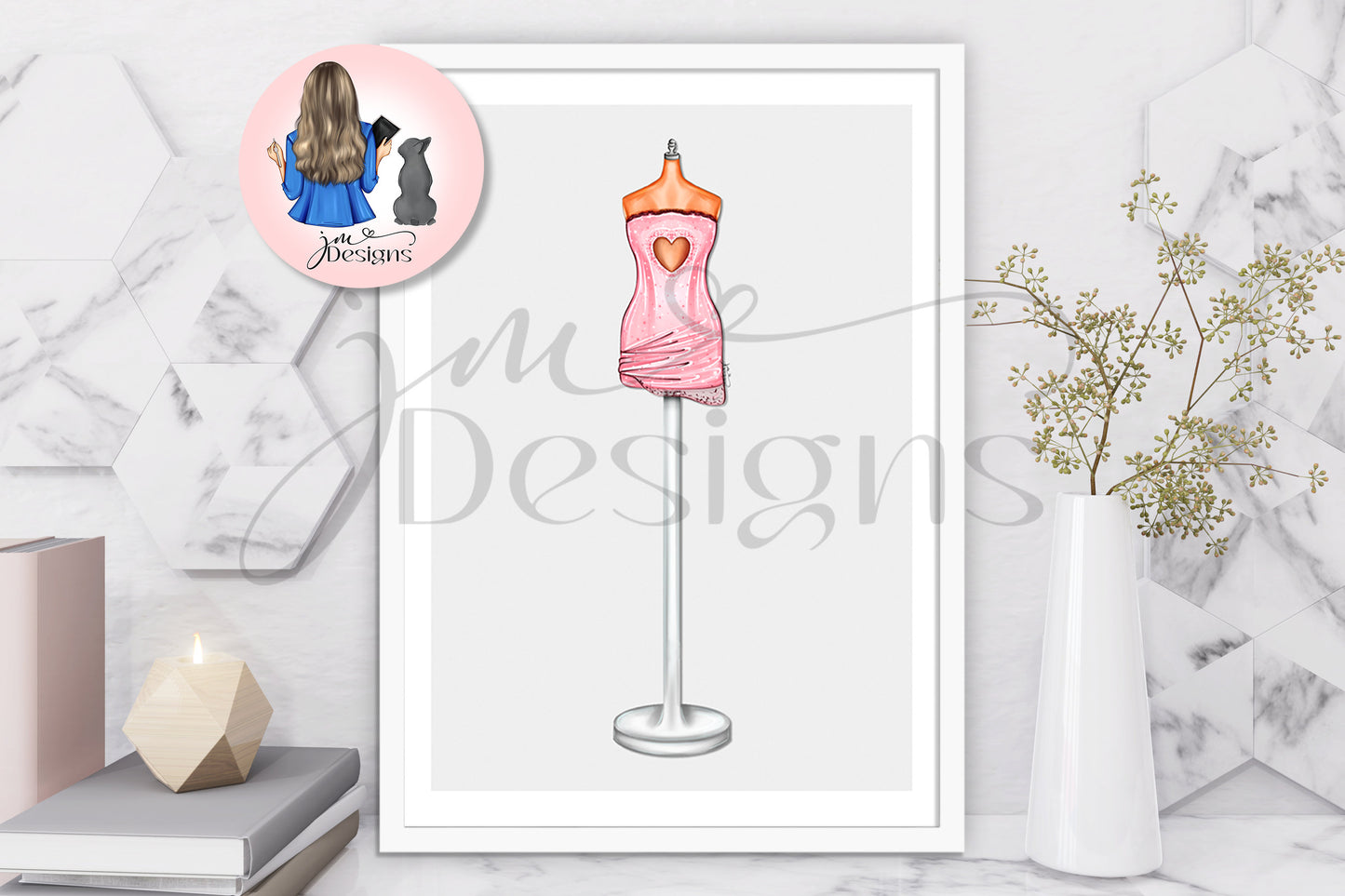 Pink Pop Princess Lineup Art Print | Fashion Illustration Print | A4 & 5x7 Print | Concert Memorabilia Merch