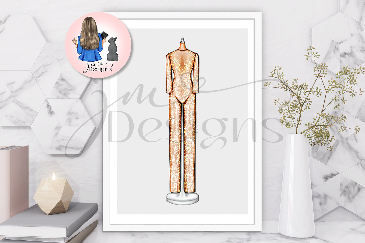 Paper Airplanes Outfit Illustration | Fashion Illustration Print | A4 & 5x7 Merch Print