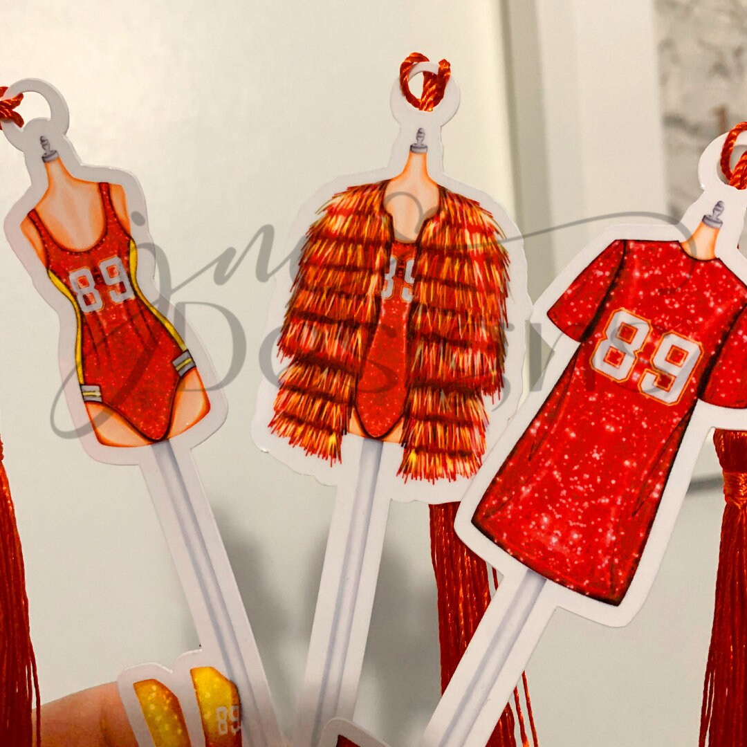 Football Superstar Fashion Shape Bookmark