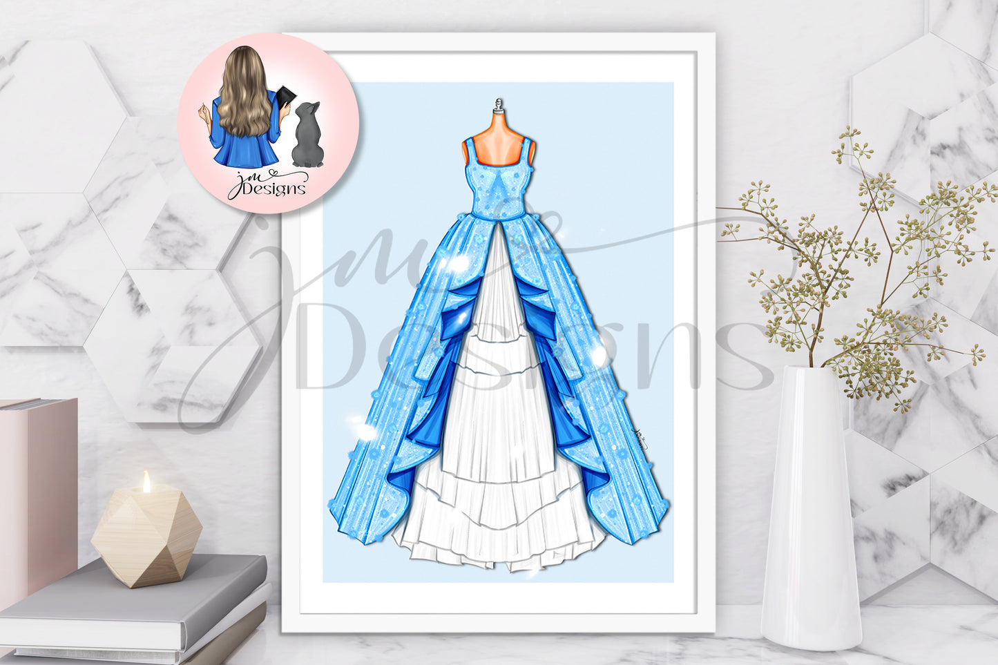 Rebekah Outfit Illustration | Fashion Illustration Print | A4 & 5x7 Illustration Print