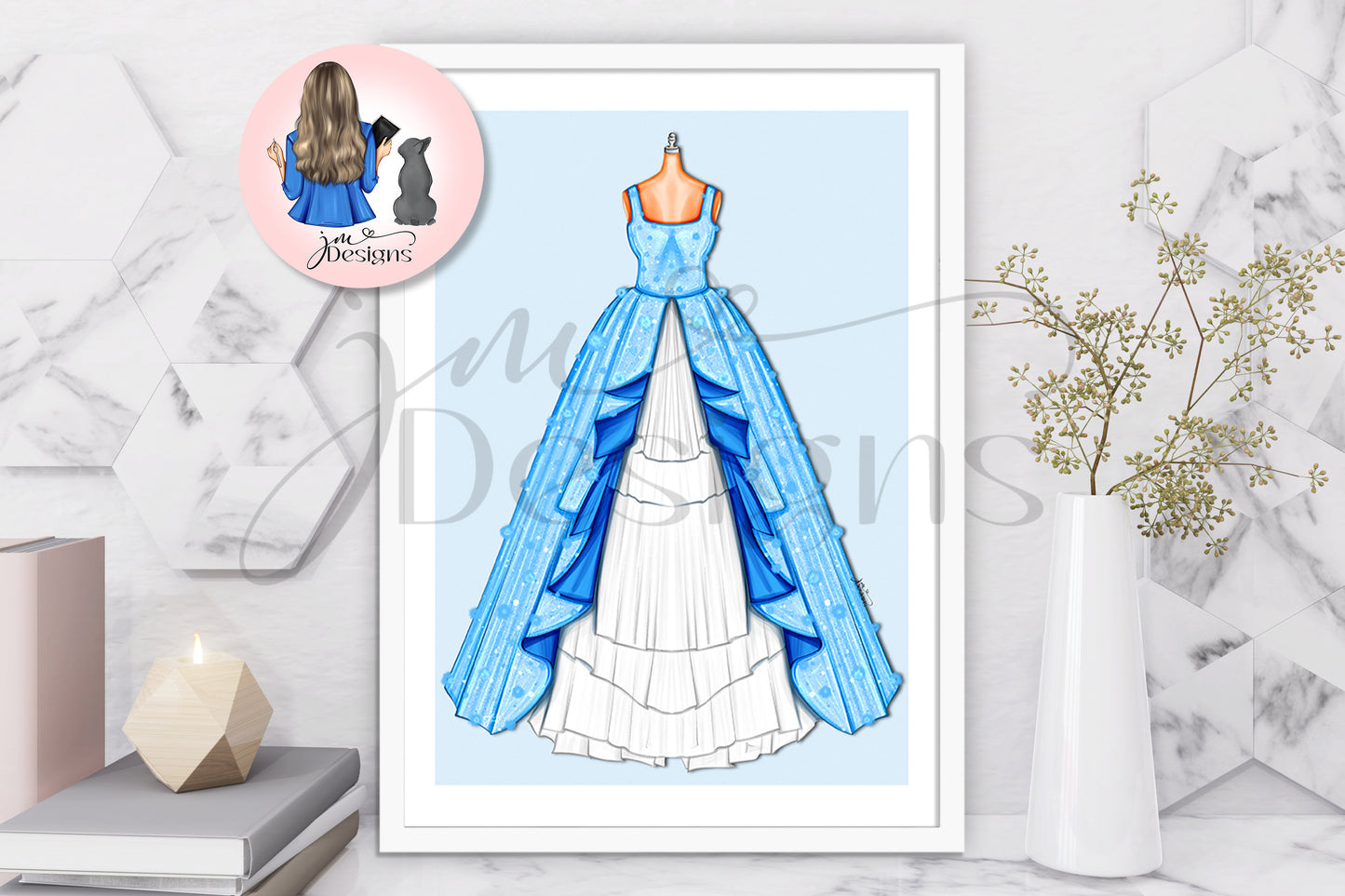 Rebekah Outfit Illustration | Fashion Illustration Print | A4 & 5x7 Illustration Print