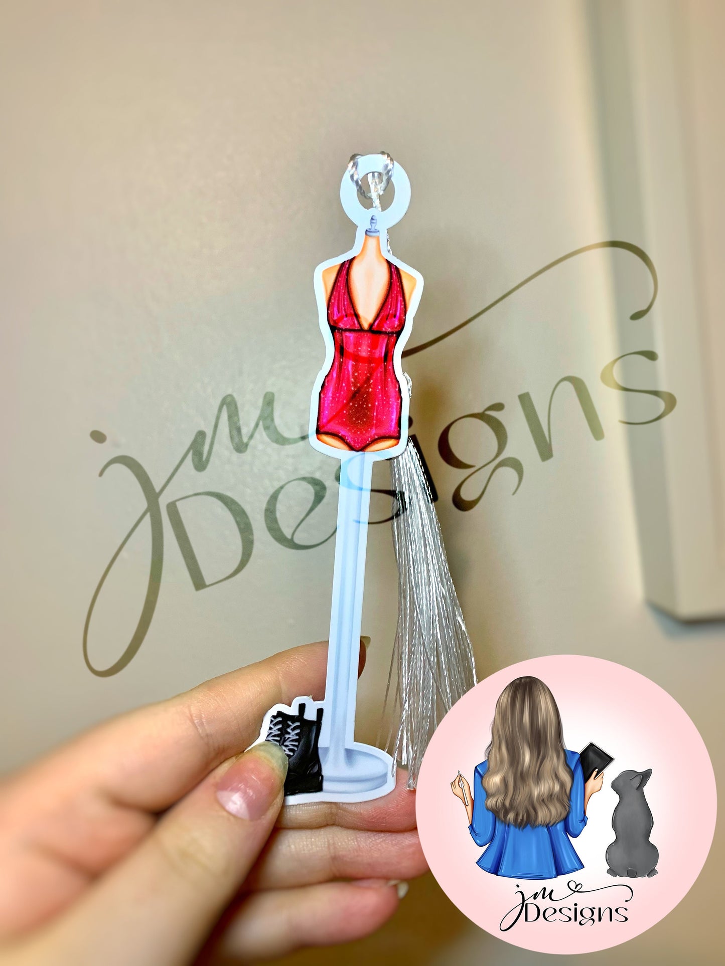 Purple Rockstar Shape Bookmark