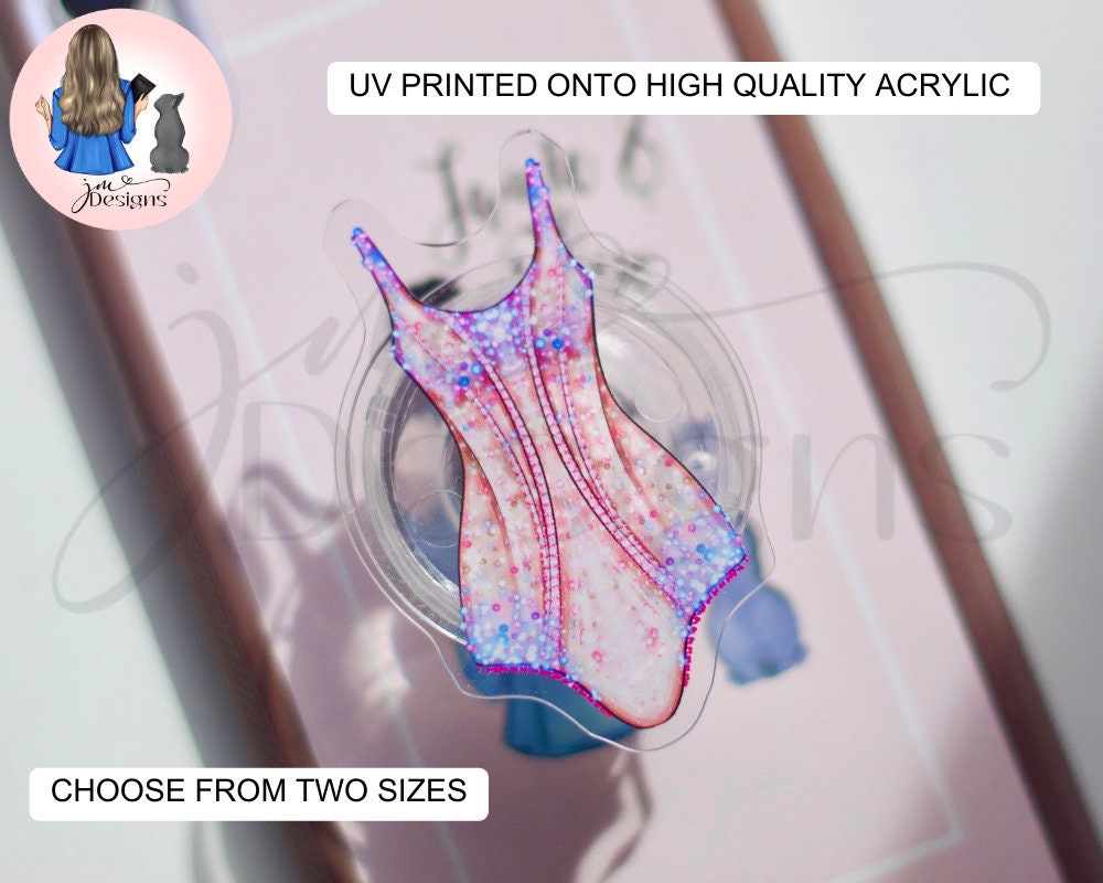 DISCOUNTED Eras Of Fashion Acrylic Clear Pop Socket Phone Kindle Grip | Phone Accessories | Cute Phone Kindle Pop Socket