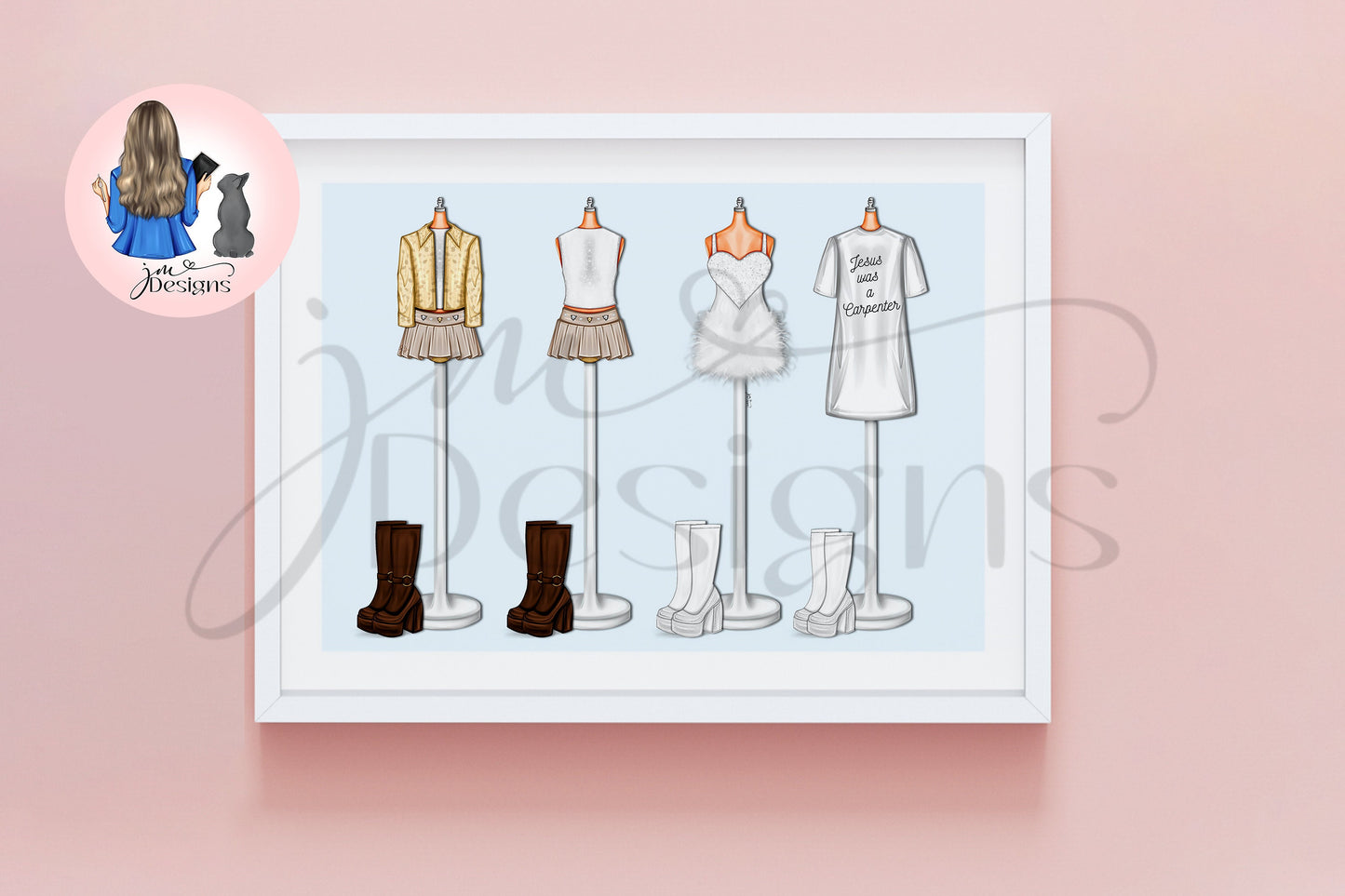 Festival Espresso | Fashion Illustration Print | A4 & 5x7 Print | Concert Memorabilia Merch