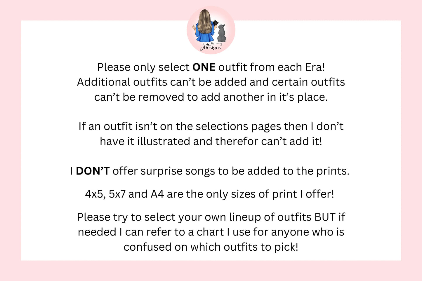 USA - SINGAPORE Eras Of Fashion Inspired Outfits Art Print
