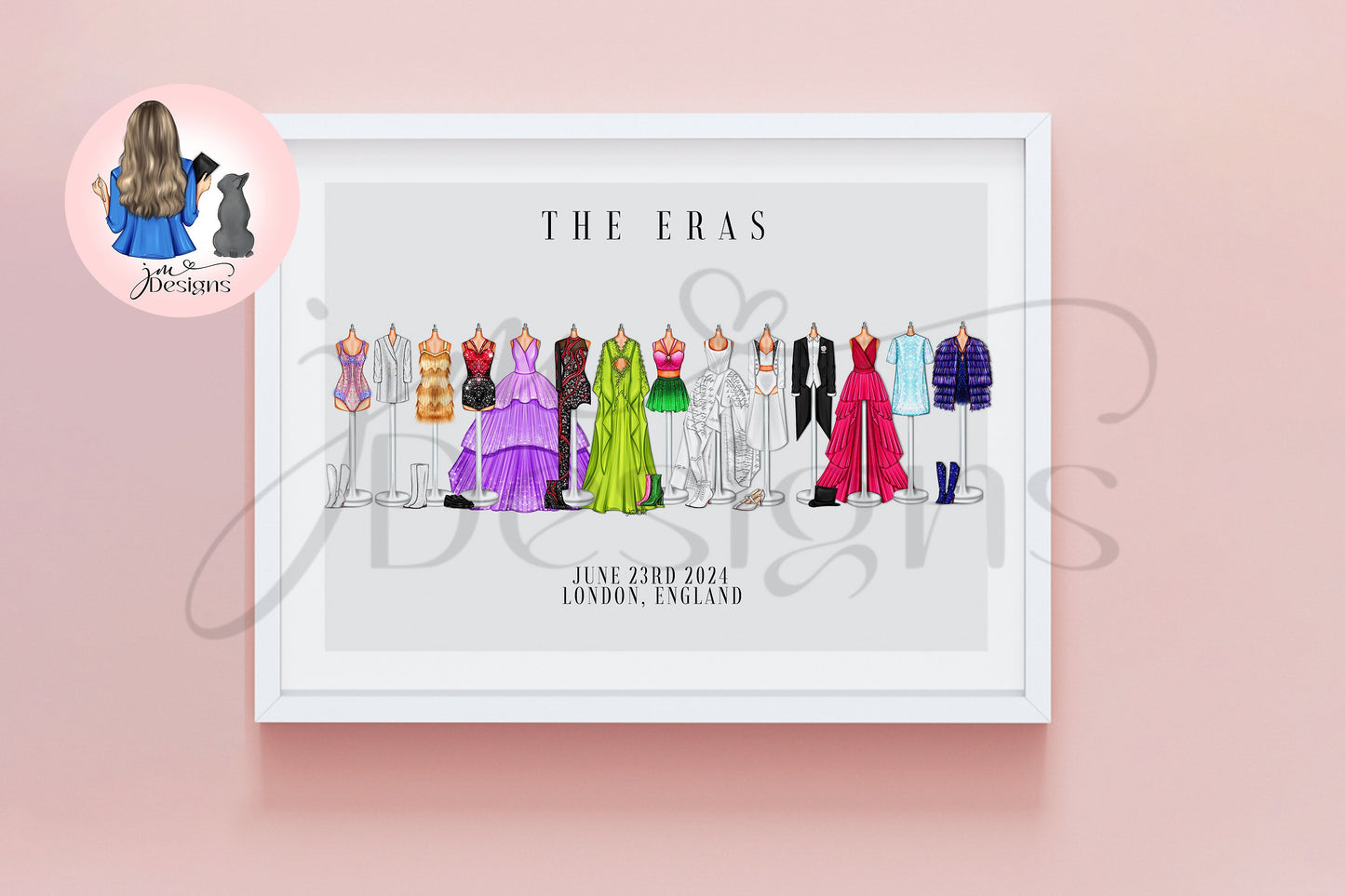 London's Special Guest Outfit Illustration | Fashion Illustration Print | A4 & 5x7 Print