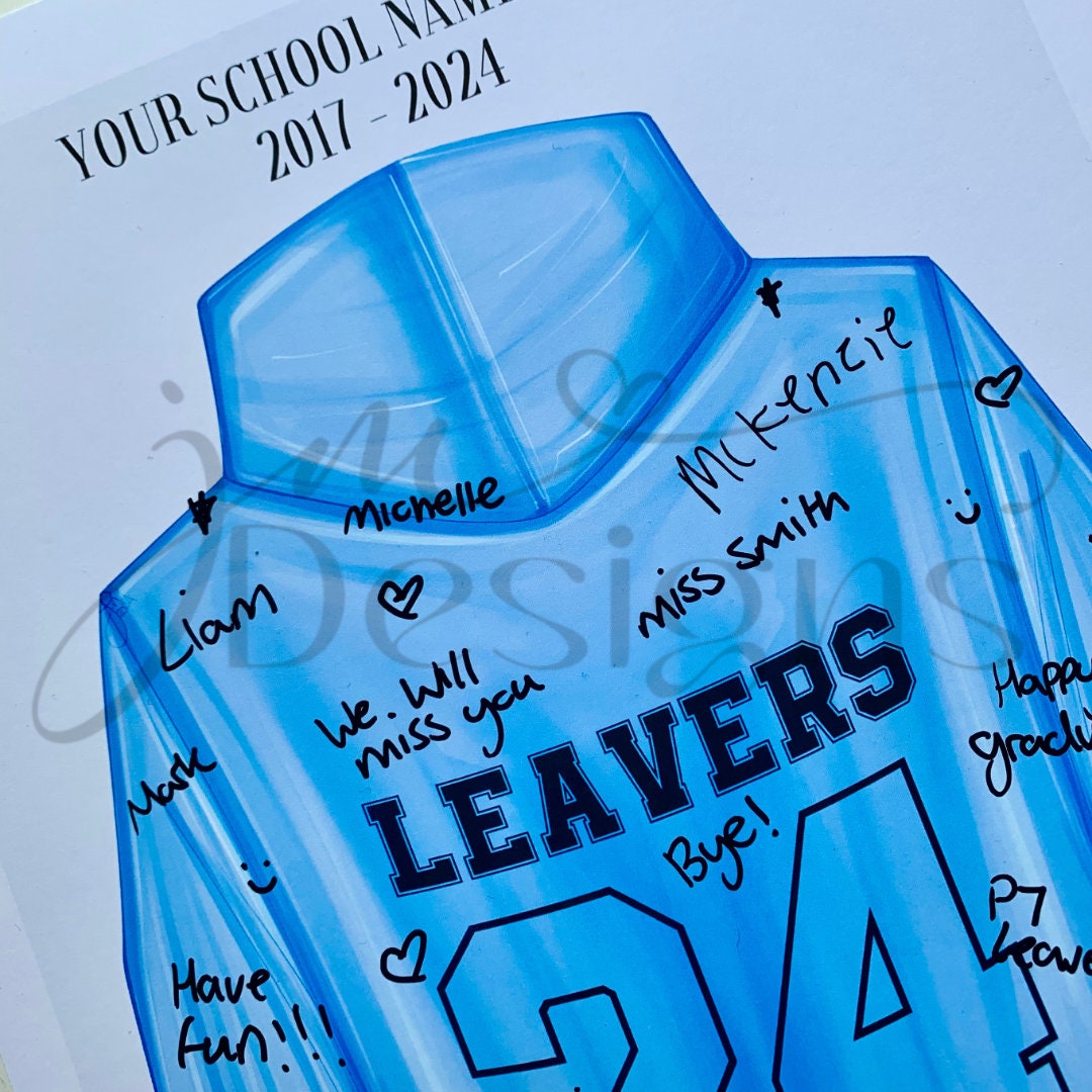 School Leavers Hoodie Print And Pen Set