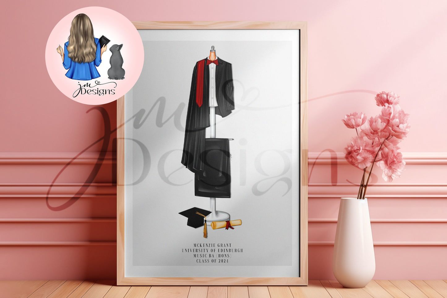 Personalised Graduation Suit Print