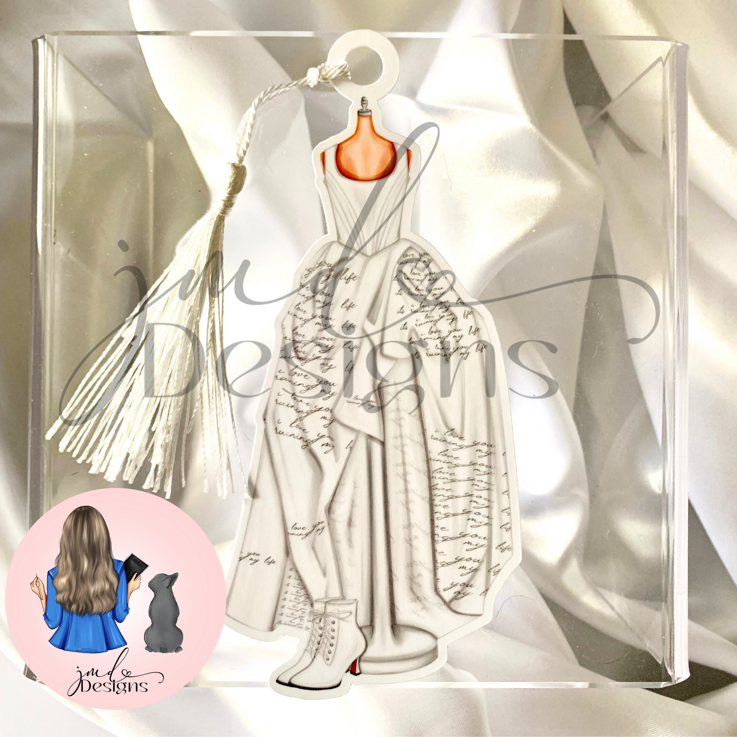 The Eras Of Fashion Shape Bookmark With Tassel