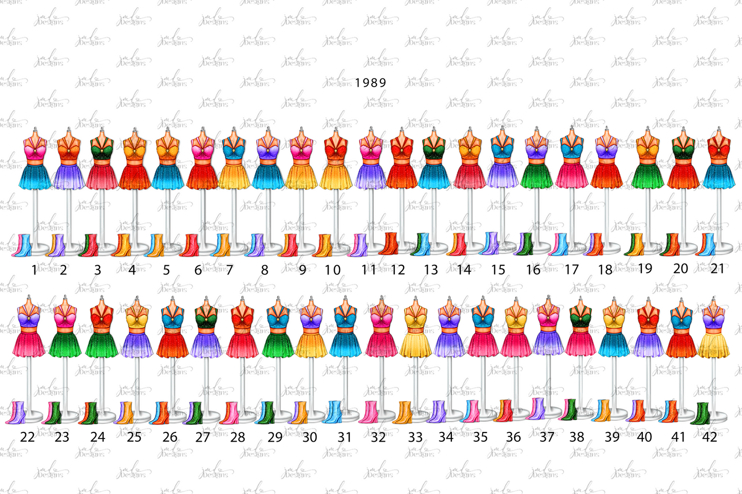 The Eras Of Fashion Shape Bookmark With Tassel