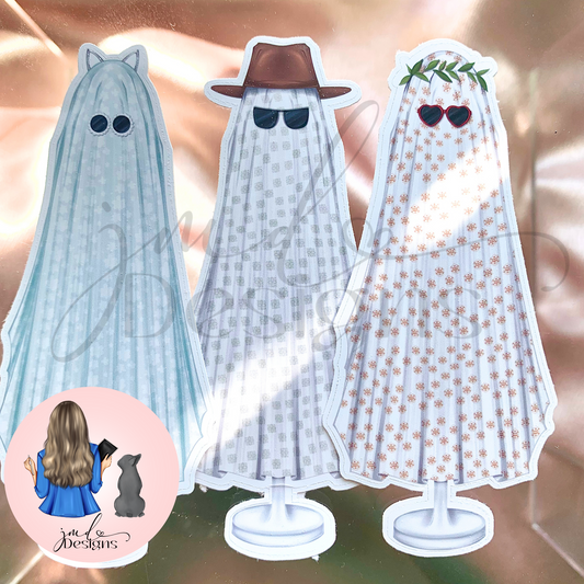Trendy Ghost Matte Vinyl Stickers
