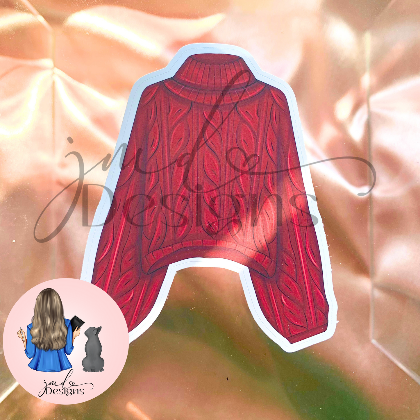 Autumnal Sweaters Matte Vinyl Stickers