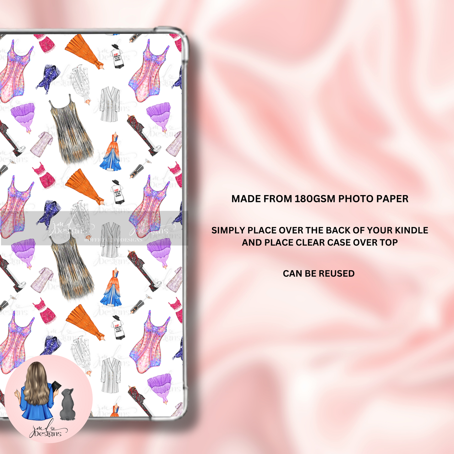 Eras Of Fashion Edition 1 Paper Kindle Insert | Kindle Insert Accessory