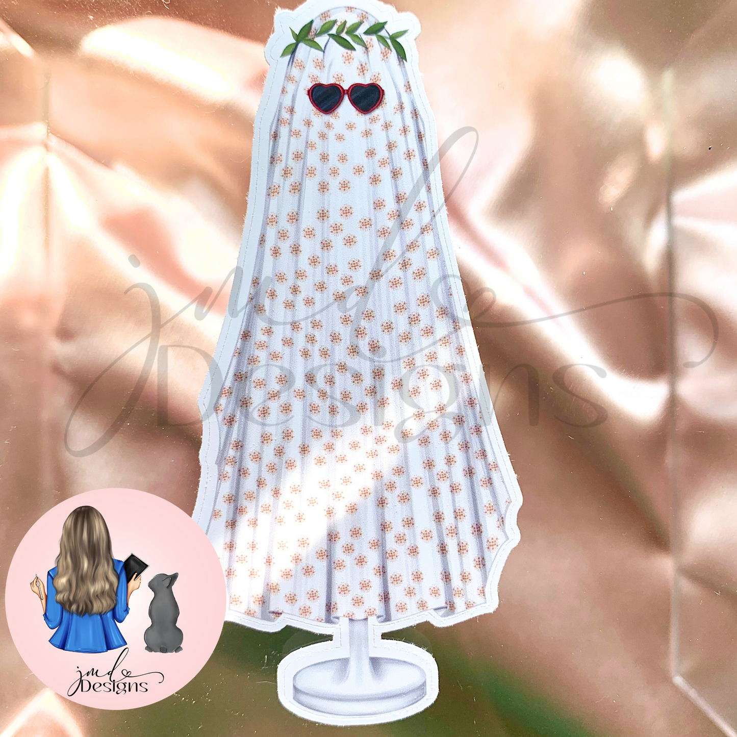 Trendy Ghost Matte Vinyl Stickers