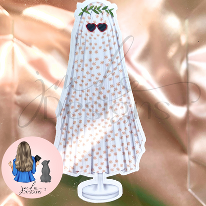 Trendy Ghost Matte Vinyl Stickers