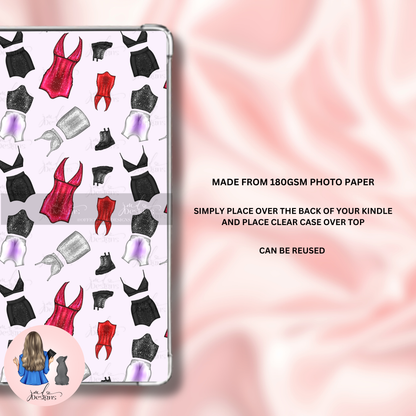Rock Princess Fashion Paper Kindle Insert | Kindle Insert Accessory