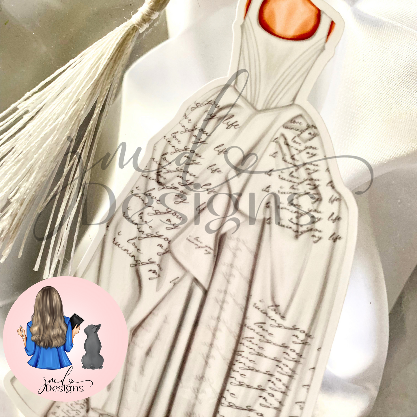 The Eras Of Fashion Shape Bookmark With Tassel