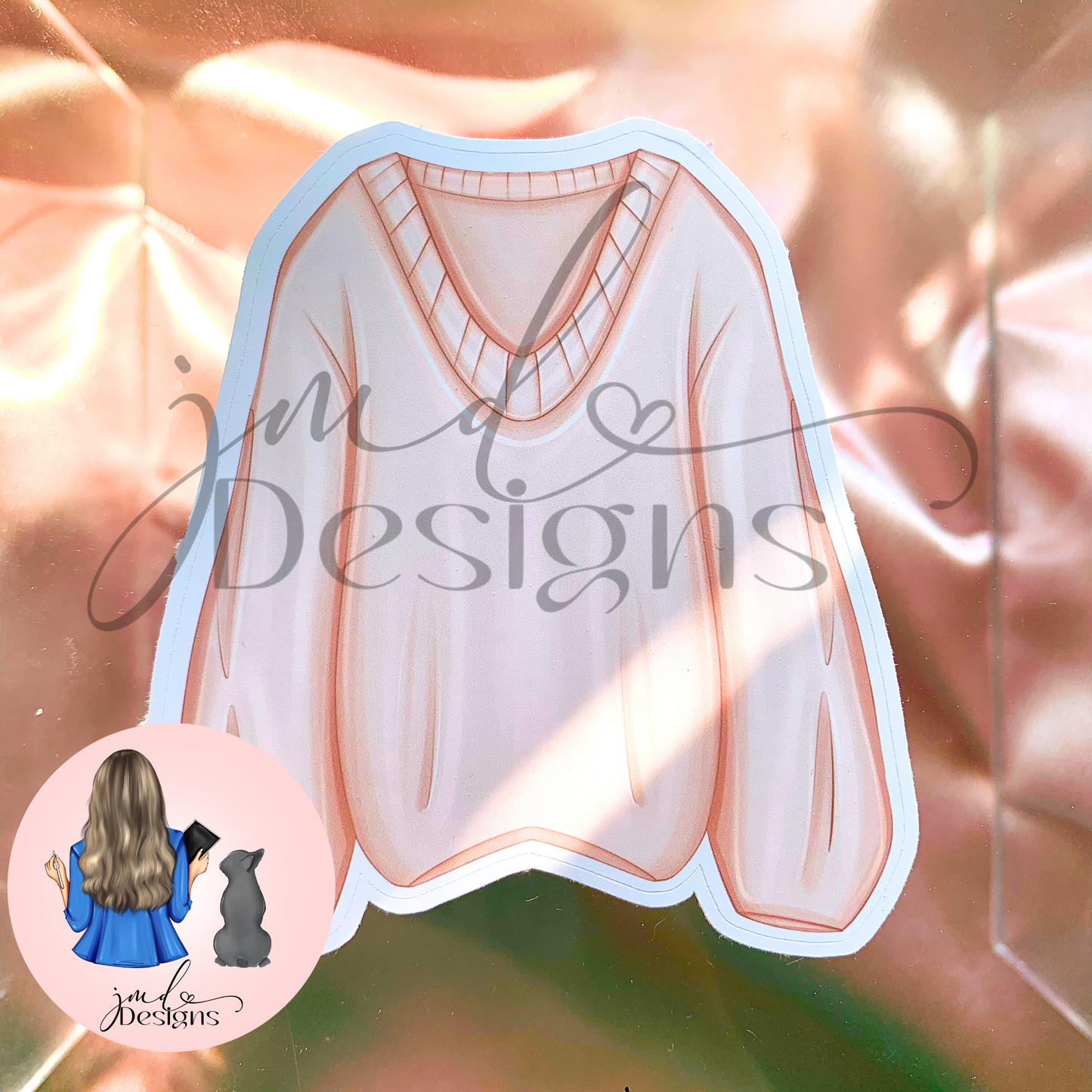Autumnal Sweaters Matte Vinyl Stickers