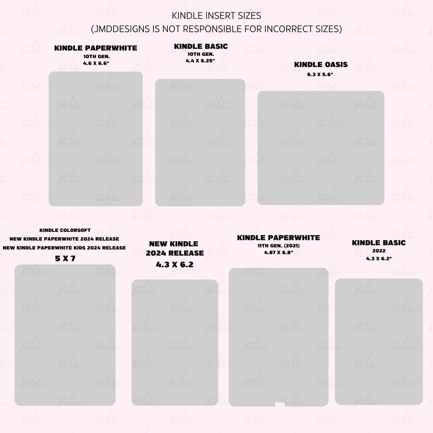 Rock Princess Fashion Paper Kindle Insert | Kindle Insert Accessory