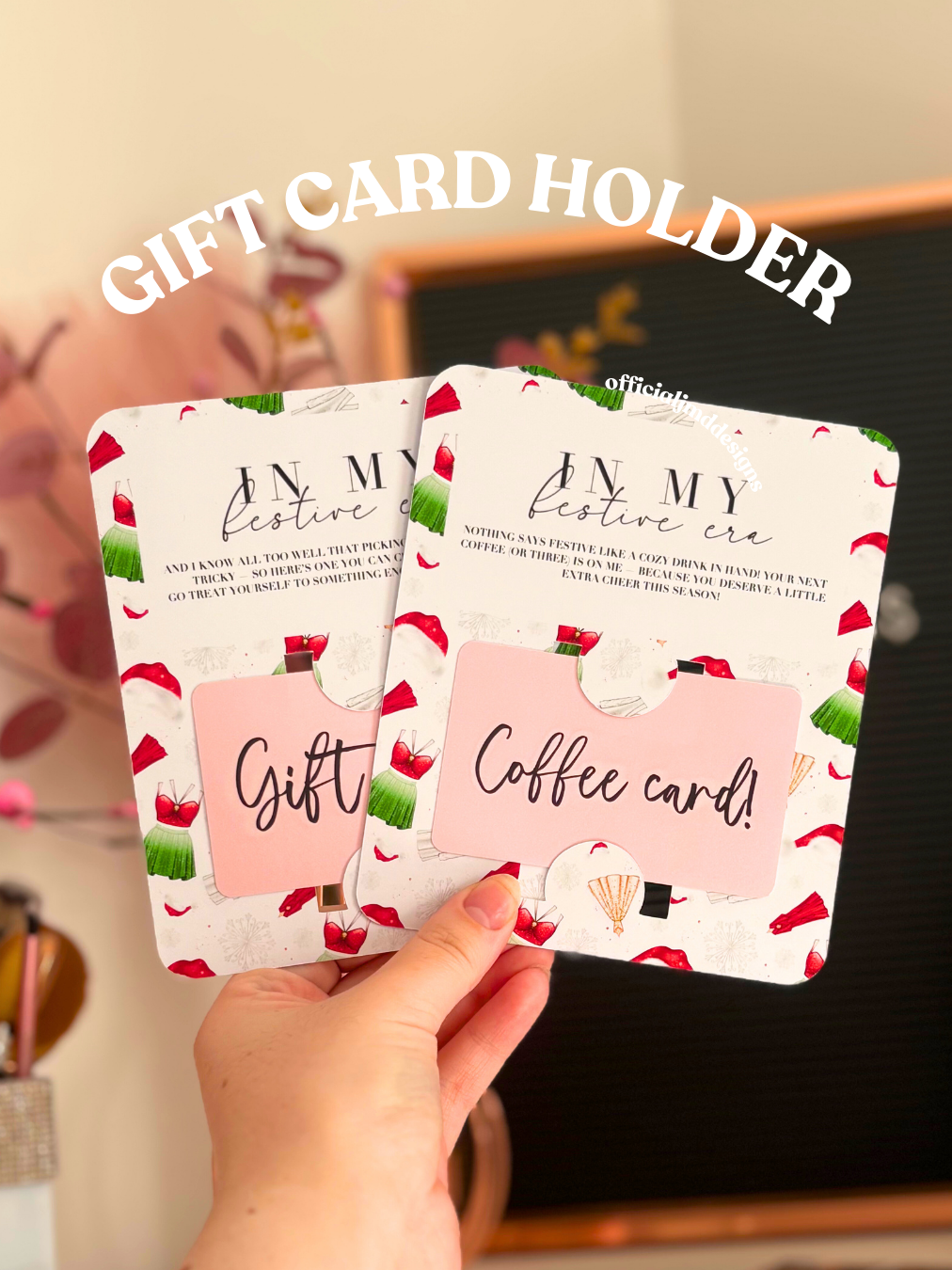 Christmas Festive Era Gift Card Holder Gift