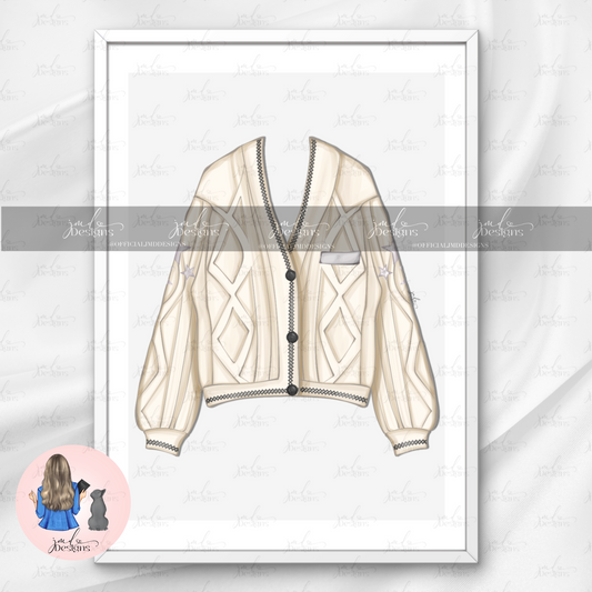 The Original Cardigan Art Print