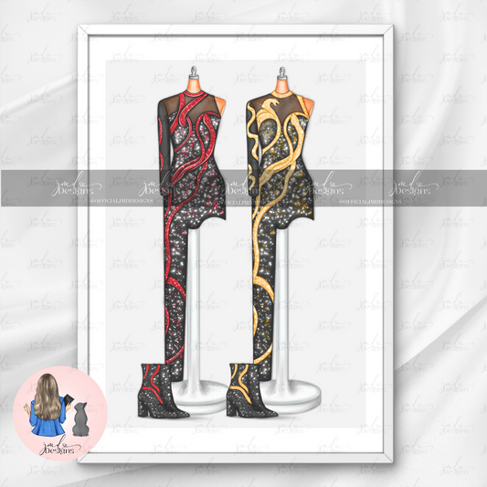 There Will Be No Explanation Duo Eras Outfit Illustration Art Print