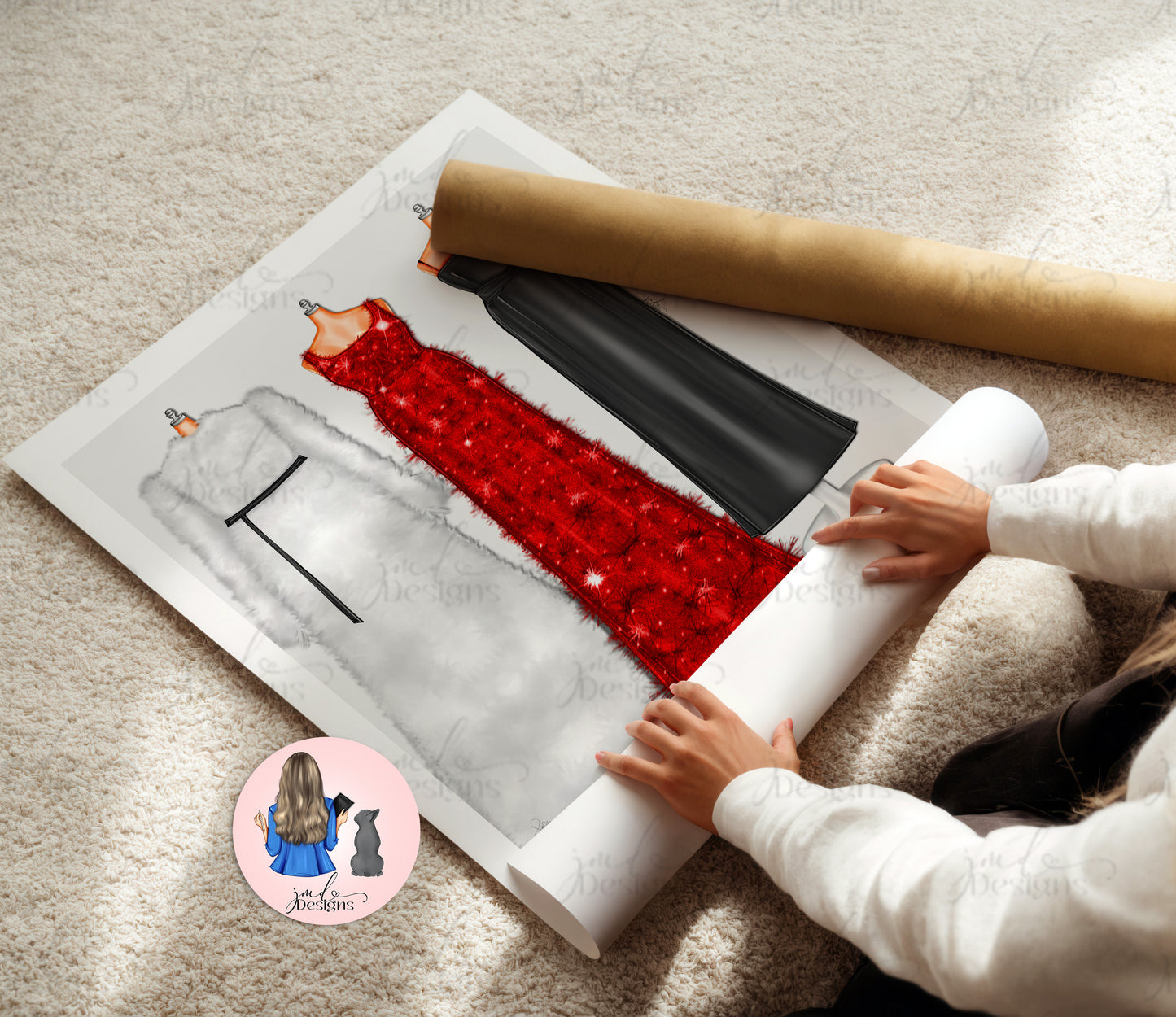 UK Where Is My Tour Premade Lineup Fashion Inspired Outfits Art Print