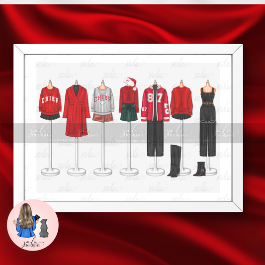 Game Day Season 1 Fashion Art Print