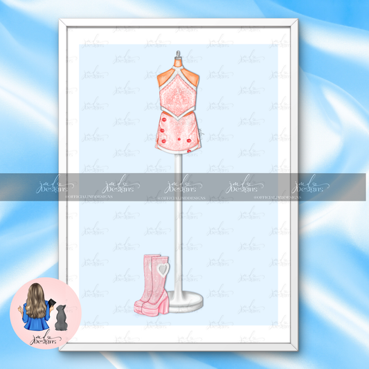 Sweet Pop Princess Pink Kisses A Shot Of Shimmer Art Print