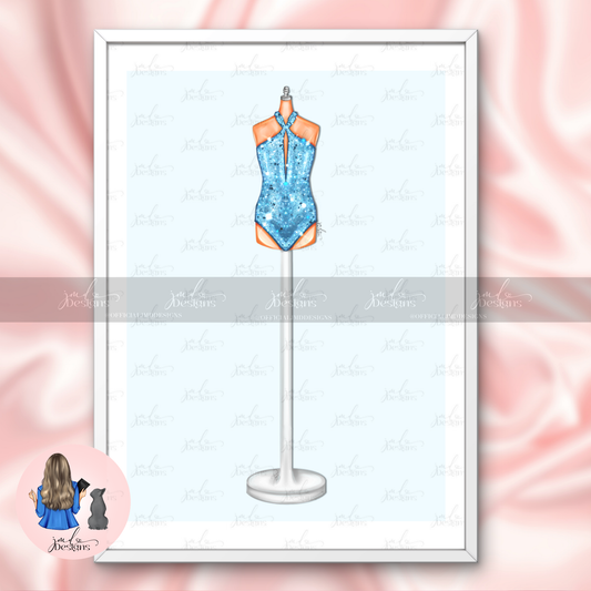 Opal Bodysuit Art Print Fashion Lover Decorative Art