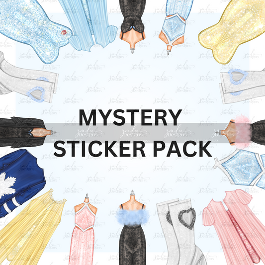 MYSTERY PACK Sweet Pop Princess Matte Vinyl Stickers