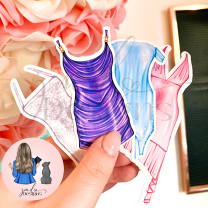 Emails Era Pop Princess Matte Vinyl Stickers