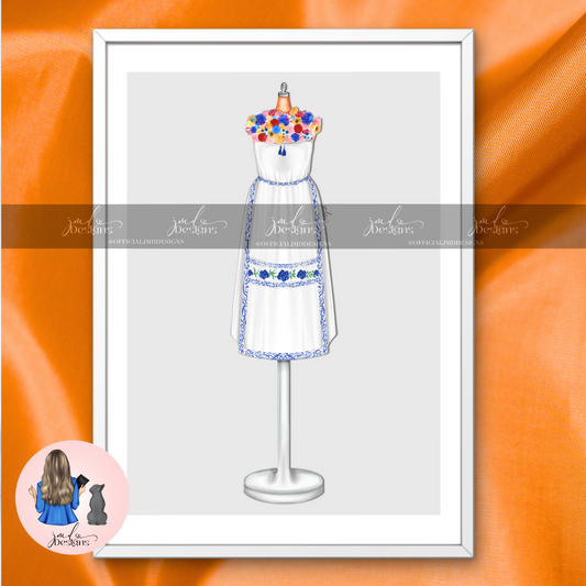 Horror Final Girl Dani Halloween Art Print