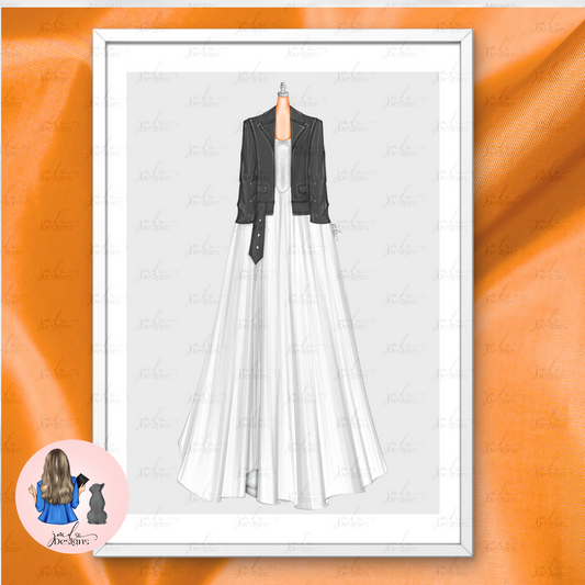 Horror Doll Bride Art Print