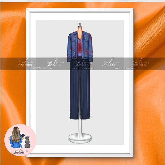 Horror Final Girl Sydney Halloween Art Print